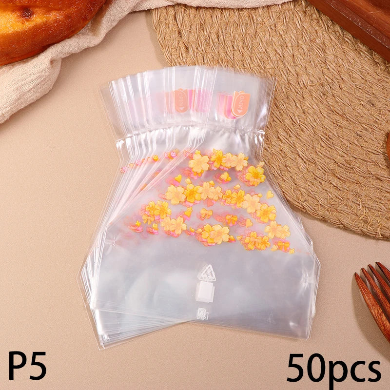 Lovely Cartoon Japenese Triangle Rice Ball Disposable Packaging Bag Qme 5