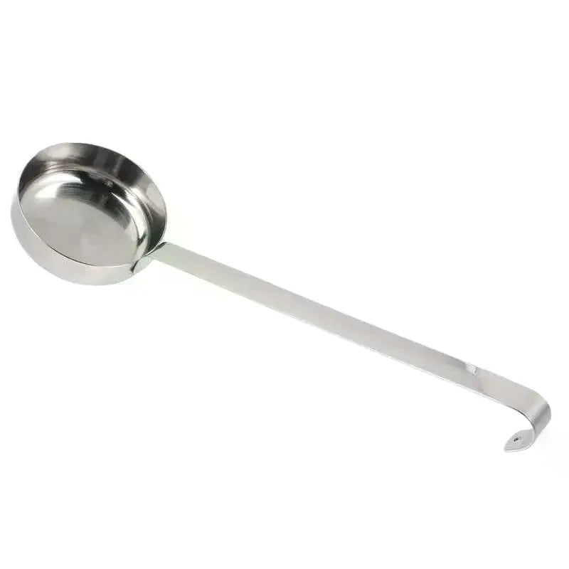 Stainless Steel Pizza Sauce Spoon Baking Scoop Soup Tomato Cups With Long Handle Kitchen Ladle For Serving Spread Cream Tool Qme