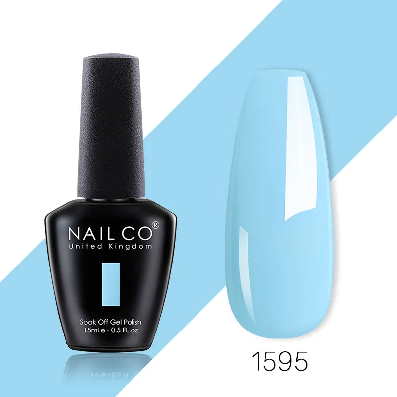 NAILCO 85 Colors Nail Gel UV LED Lacquer Manicure Varnish Hybrid Semi