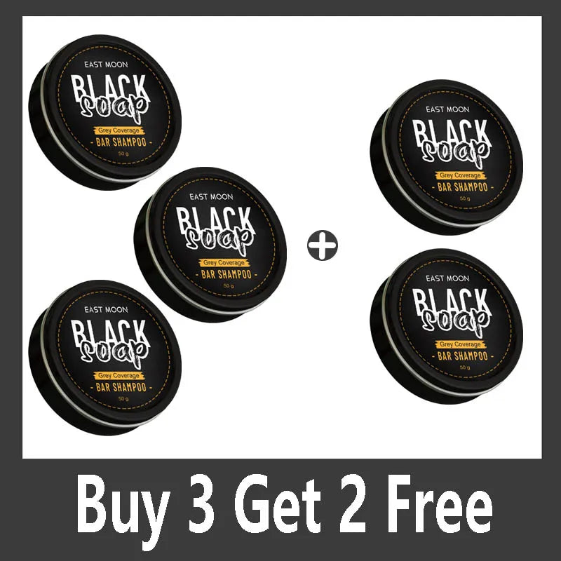 Polygonum Multiflorum Black Hair Soap Darkening Shampoo Bar Repair Gray White Color Dye Face Hair Body Shampoo For Man Women Qme Buy 3 Get 2 Free