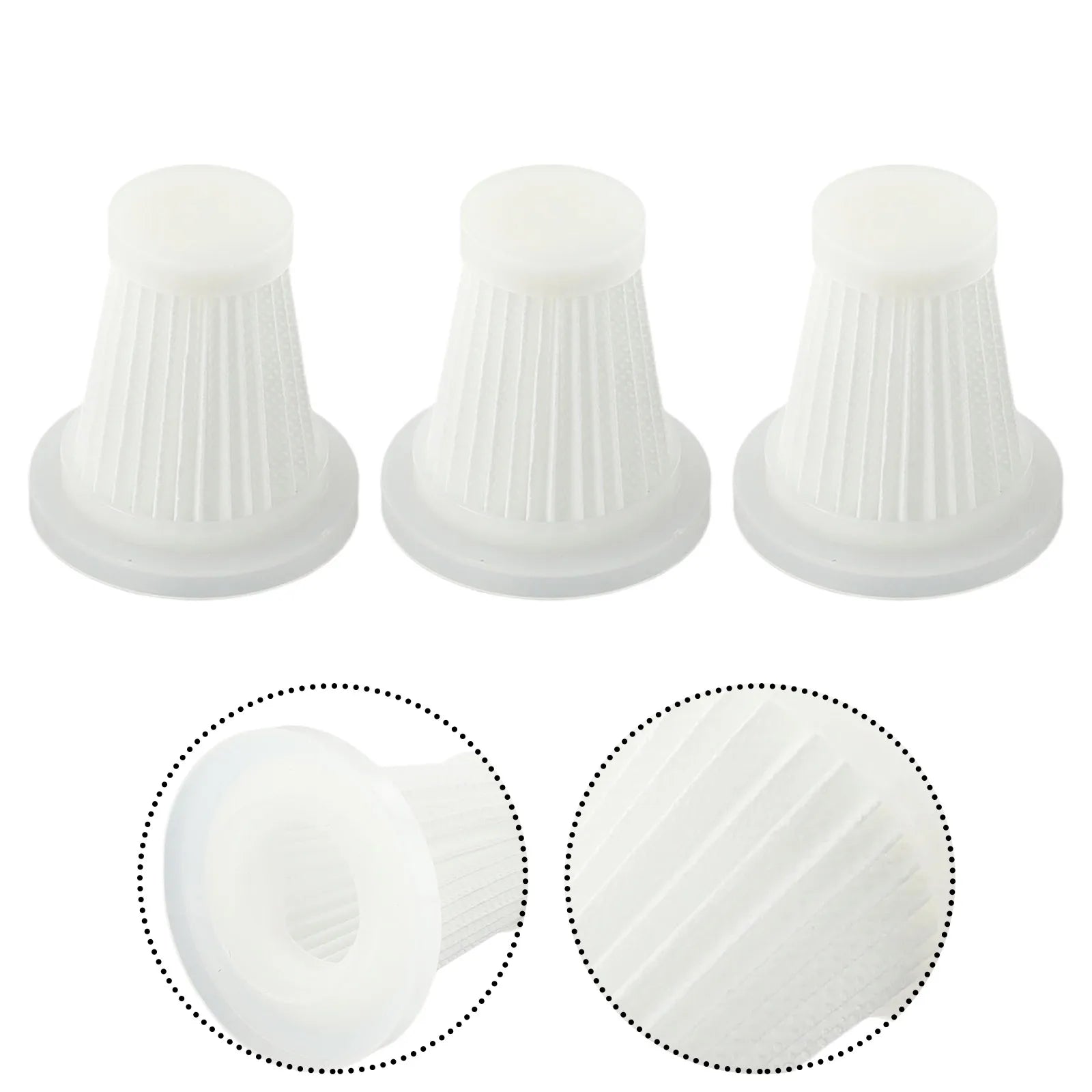 Car Vacuum Cleaner Accessories Replace Washable Filters For Sweeper Essentials Household Reusable Supplies Cleaning Parts Qme