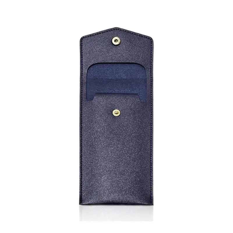 Pencilcase Faux Leather Large Capacity Multi-slot Pouch Pure Qme A4