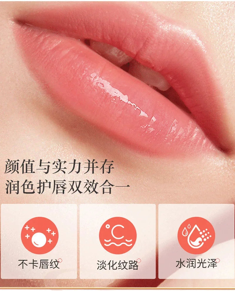 Natural Plant Lip Balm Anti Dry Cracking Lip Care Oil Fade Lip Line Lip Gloss Lipstick Repair Moisturizing Makeup Косметика 1pcs Qme
