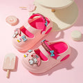 Hello Kitty Kuromi Cartoon Hole-Patterned Shoes Cute, Non-Slip Slippers for Students Beach and Outdoor Sandals Qme 3 255mm
