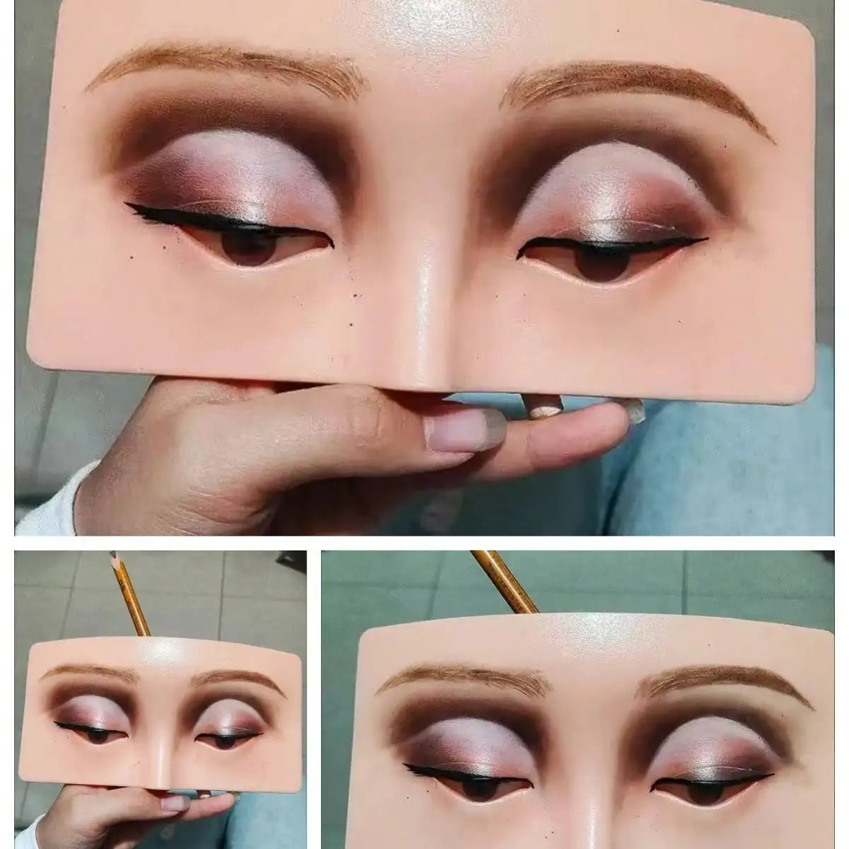 Professional Beginner Makeup Practice Panel Trainees Novice Full-face Qme