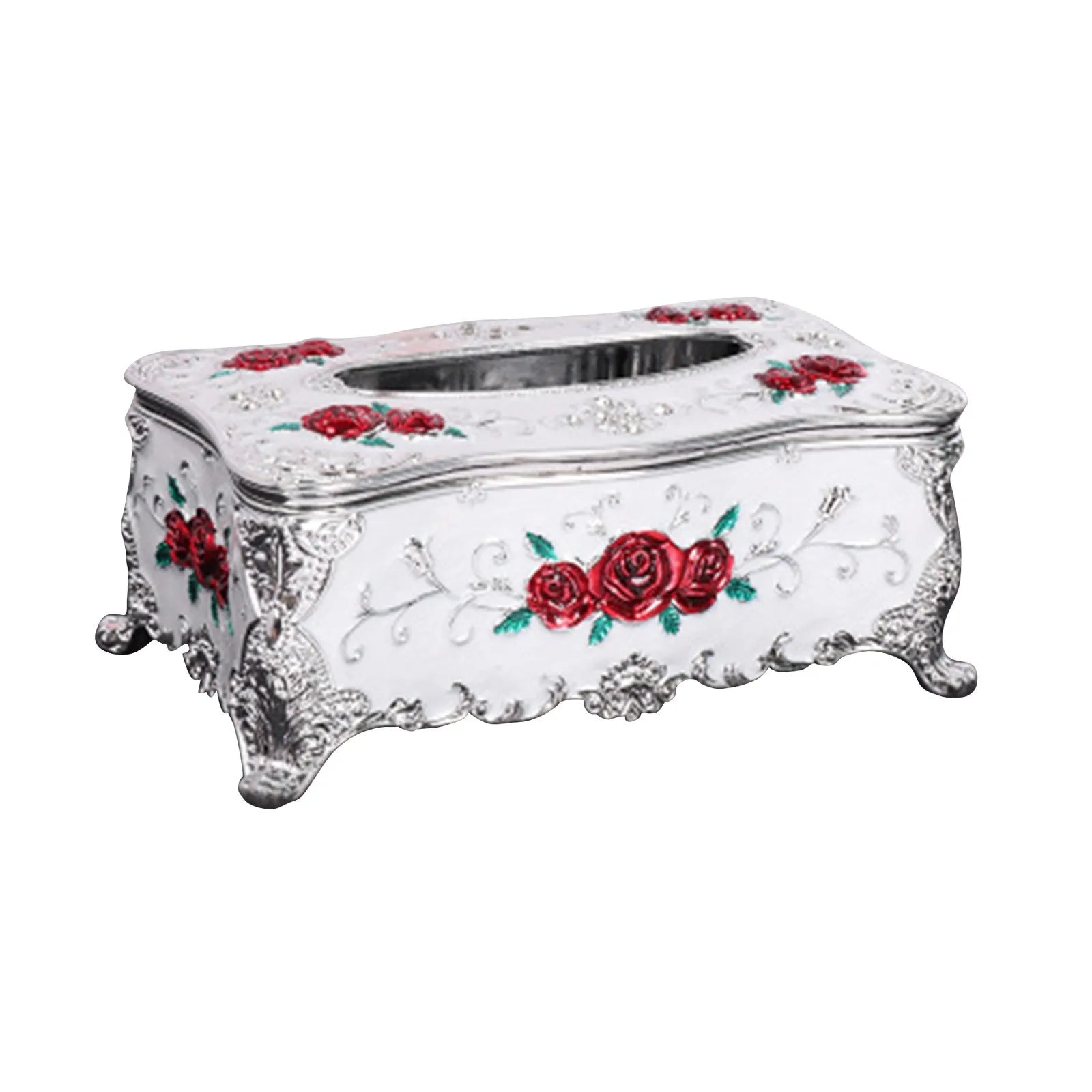 Exquisite Creative Tissue Box Creative Punch-free Tissue Box Paper Towel Holder Bathroom Waterproof Tissue Box Decor Props Qme White One Size