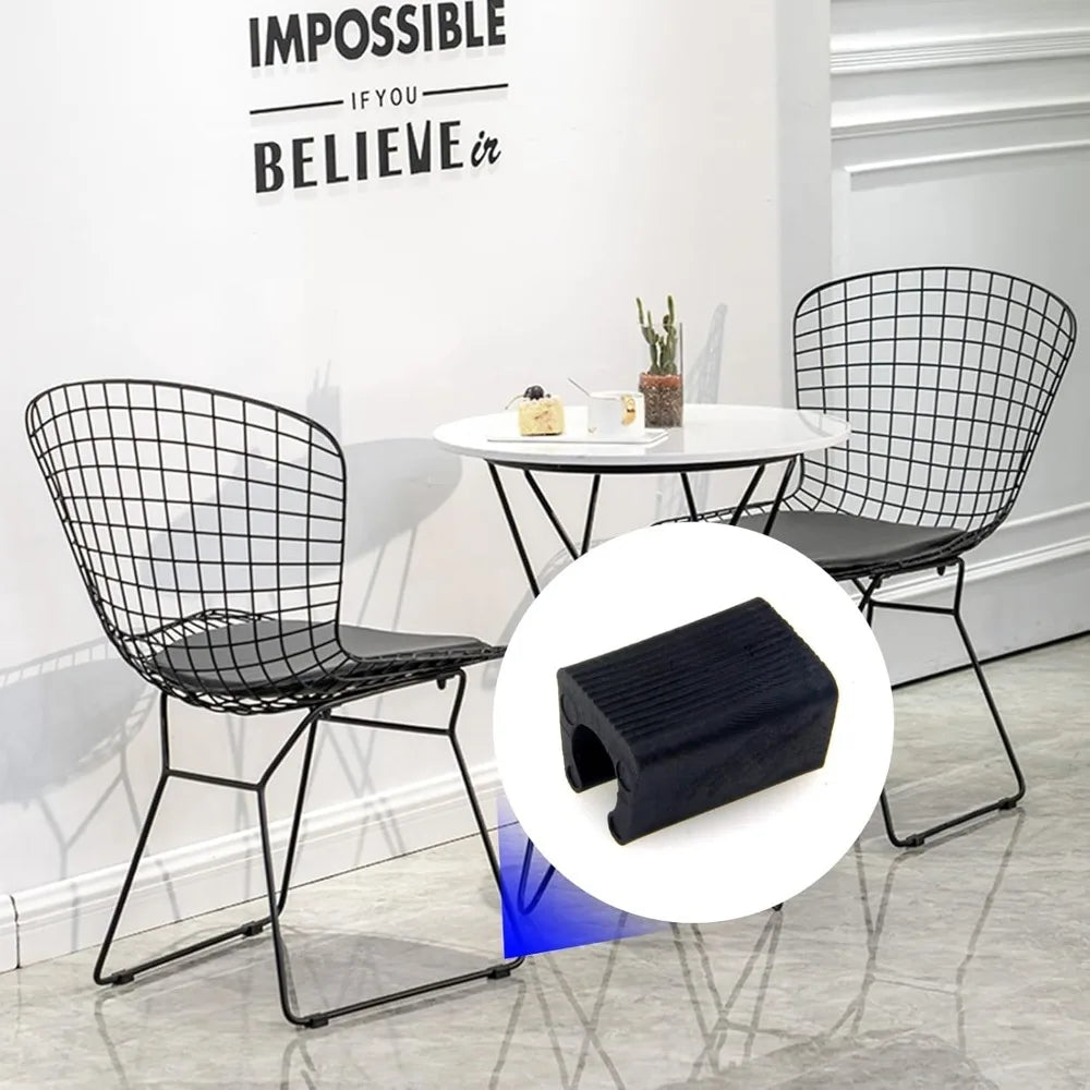 10/24PCS Plastic Opening U-shaped Foot Pad Cushion Table and Chair Furniture Anti Slip and Wear-resistant Foot Protection Cover Qme
