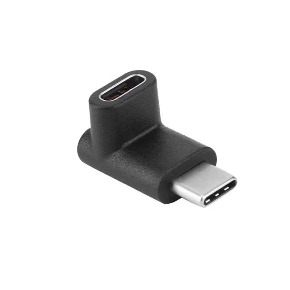 5pcs 90 Degree Right Angle USB 3.1 Type C Male To Female Converter USB-C Adapter for Samsung Huawei Smart Phone Portable Qme NO.1