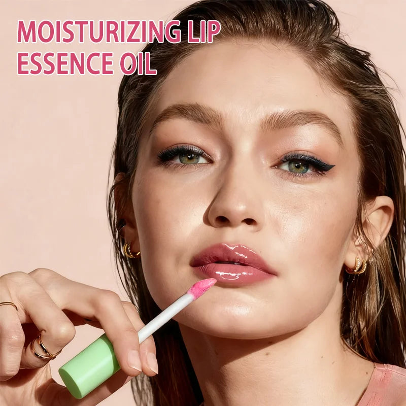Camellia Magic Color Changing Hydrating Lip Glow Oil, With Plant Squalane,Moisturizing & Nourishing,Long-Lasting, Non-Sticky Qme