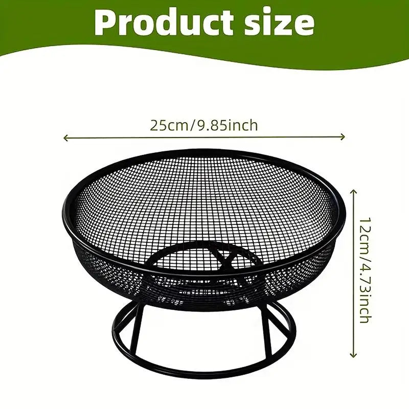 Squirrels Small Animals Outdoor Yards Metal Mesh Bird Feeder Platform Qme