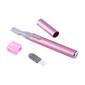 Face Hair Removal New Portable Electric Face Eyebrow Hair Body Blade Shaver Remover Trimmer Beauty for Women Qme pink