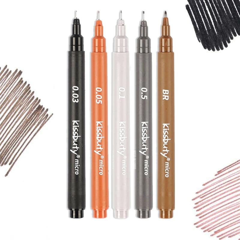 Micro-Pen Fineliner Pens,Color Pigment Liner Multiliner Archival Ink Micro Fine Point Pens for Sketching, Drawing, Journaling Qme