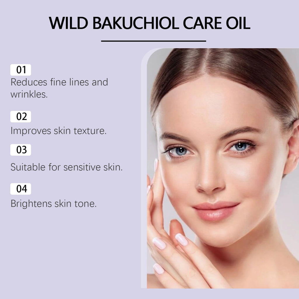 Bakuchiol Essectial Oil Relaxing Fade Fine Lines Brightening Skin Smoothing Facial Body Skin Care Nourish for Sensitive Skin Qme