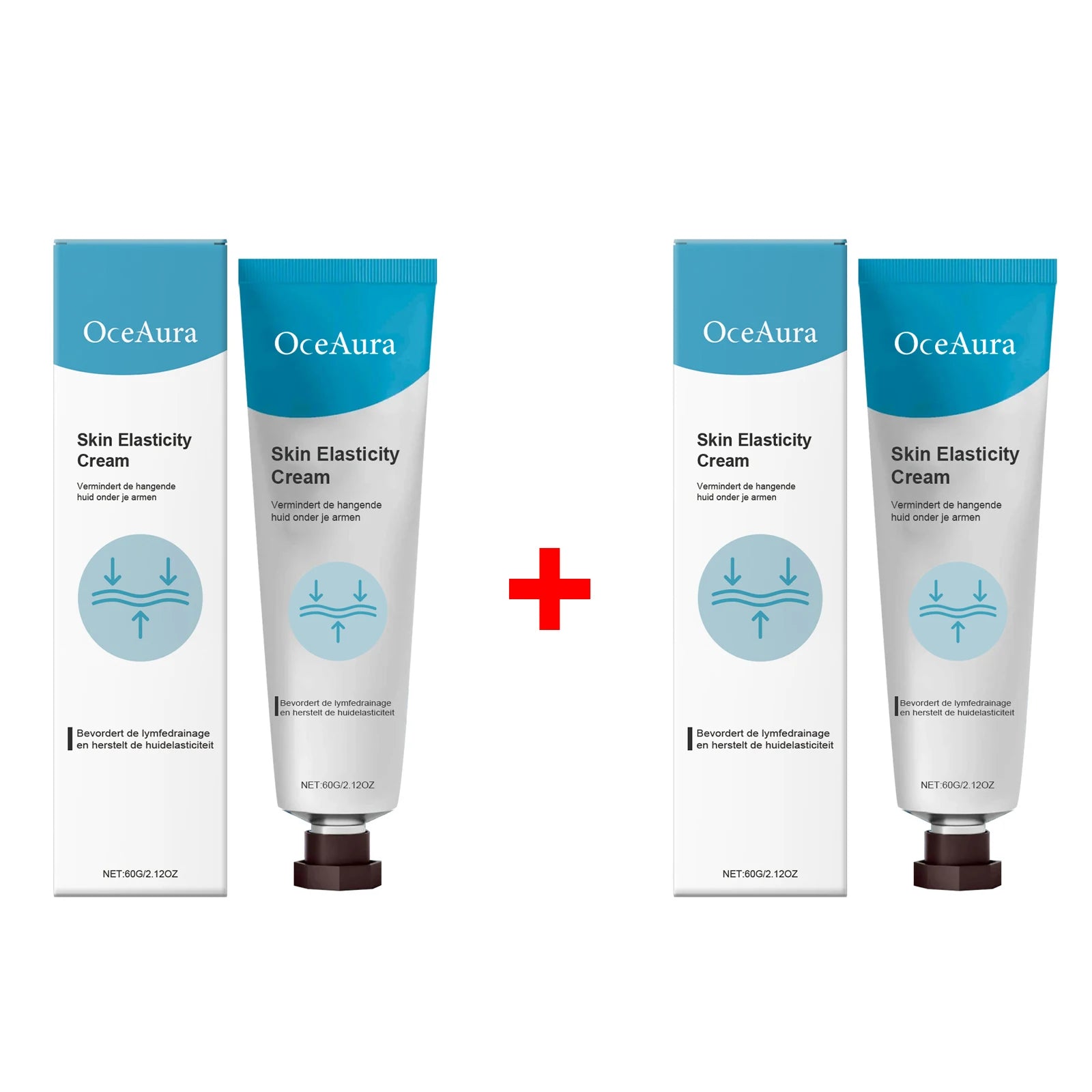 OceAura Skin Elasticity Cream Microcirculation Activating Skin Tightening Contour Sculpting Moisturizing Body Skin Firming Cream Qme 60gx2