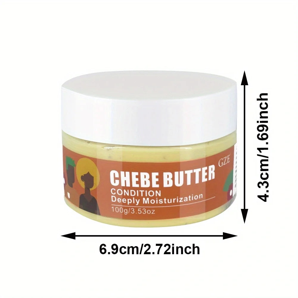GZE Chebe Butter Condition Deeply Moisturization Hair Growth Repair Damaged Hair Super Smooth African Regrowth Anti Hair Loss Qme