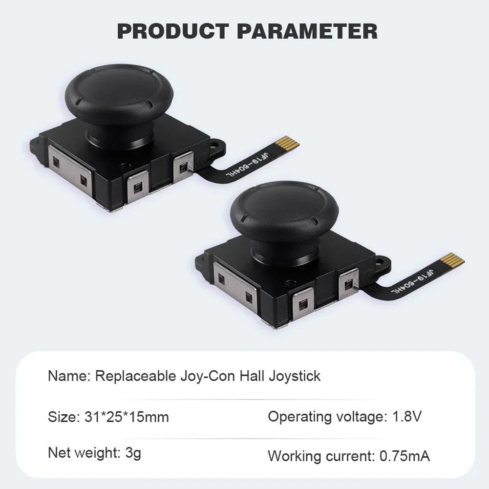 1 Hall Effect Joystick Switch Lite OLED Joycon Analog Thumb Stick No Qme