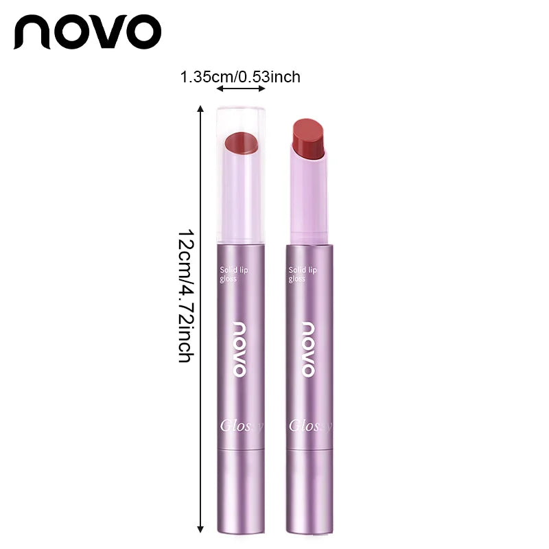 Water Glossy Lip Gloss, Mirror Light Texture,Long - Lasting Shine, All - Day Hydration, Non-Stick Cup Non-Fading Qme