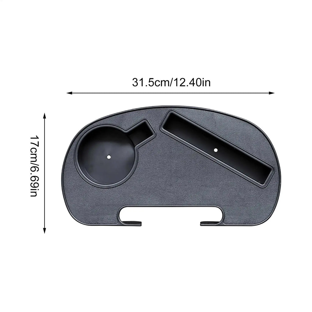 Recliner Drink Holder Tray Non-Slip Space-Saving Table Attachment Lawn Chair Side Table Tray For Outdoor Travel Garden Yard Qme