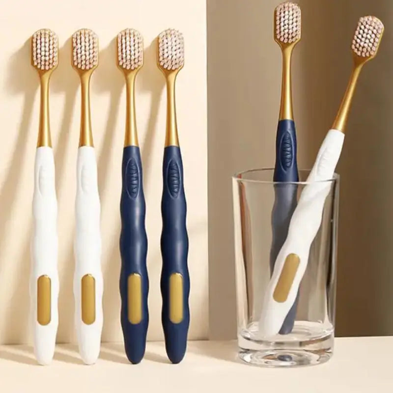 Adult Soft Bristle Toothbrush Effective Oral Cleaning Gum Care 1 Qme