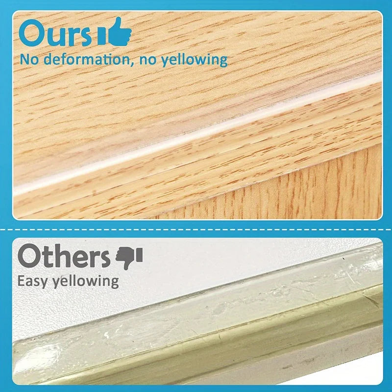 Edge Protector,Soft Proofing Corner Protectors with Strong Pre-Tape Adhesive for Desk Wall Furniture Corner Safety Protection Qme