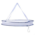 Folding Drying Rack Hanging Clothes Laundry Sweater Basket Dryer Net Qme White L