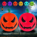 16-24 inch LED remote-controlled light-up inflatable pumpkin balls for Halloween outdoor courtyard party decoration props Qme Pumpkin ball 60CM