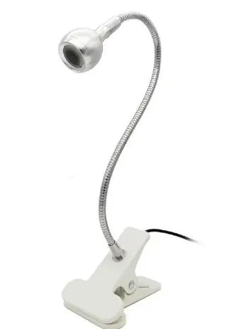 Nail Lamp LED Portable Dryer Clip Lamps Nailslamp Gel Polish Qme Silver