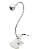 Nail Lamp LED Portable Dryer Clip Lamps Nailslamp Gel Polish Qme Silver