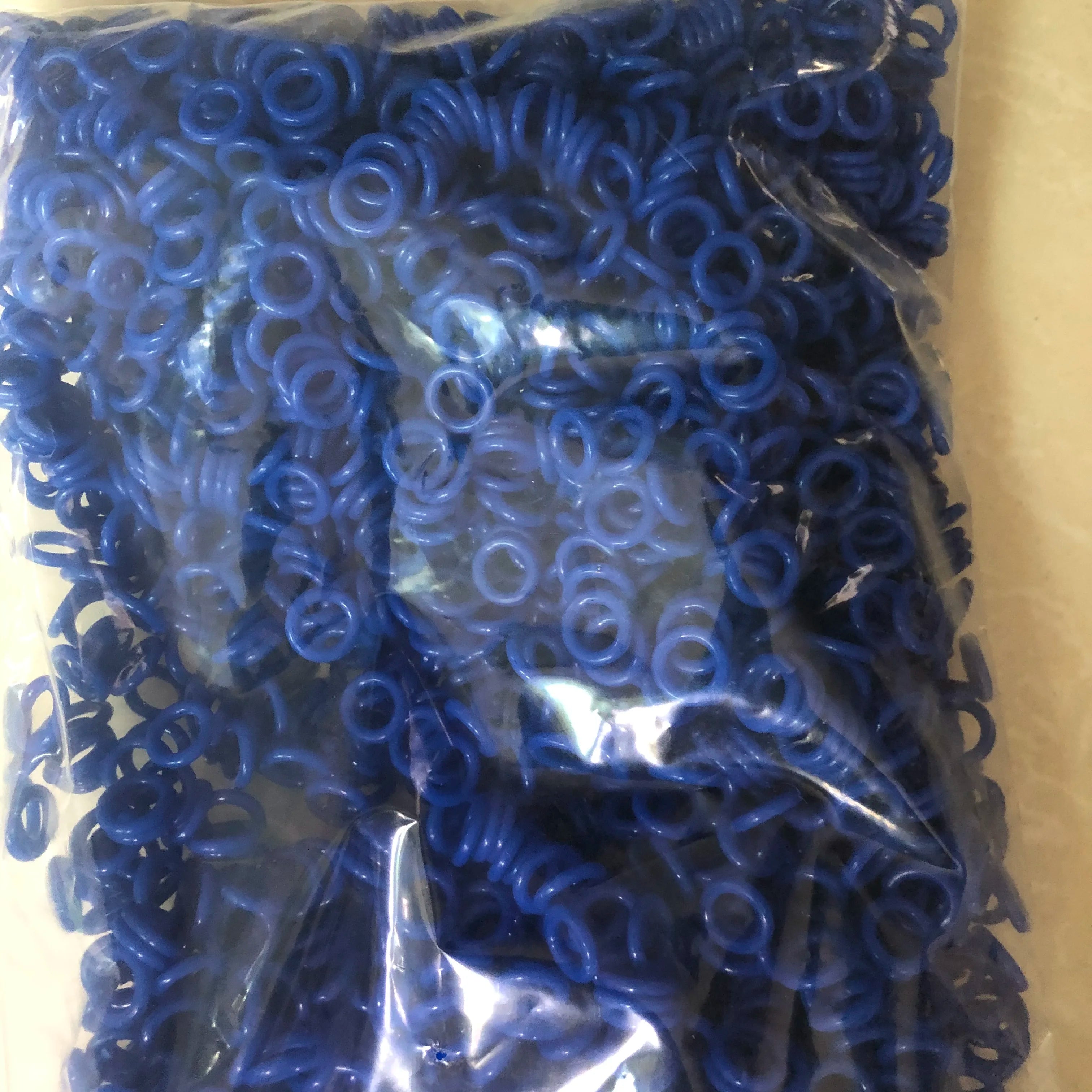 200pcs Silicone Soft O-Rings For Wrap Coil Tattoo Machine Gun Spring Accessories Supply Qme Blue