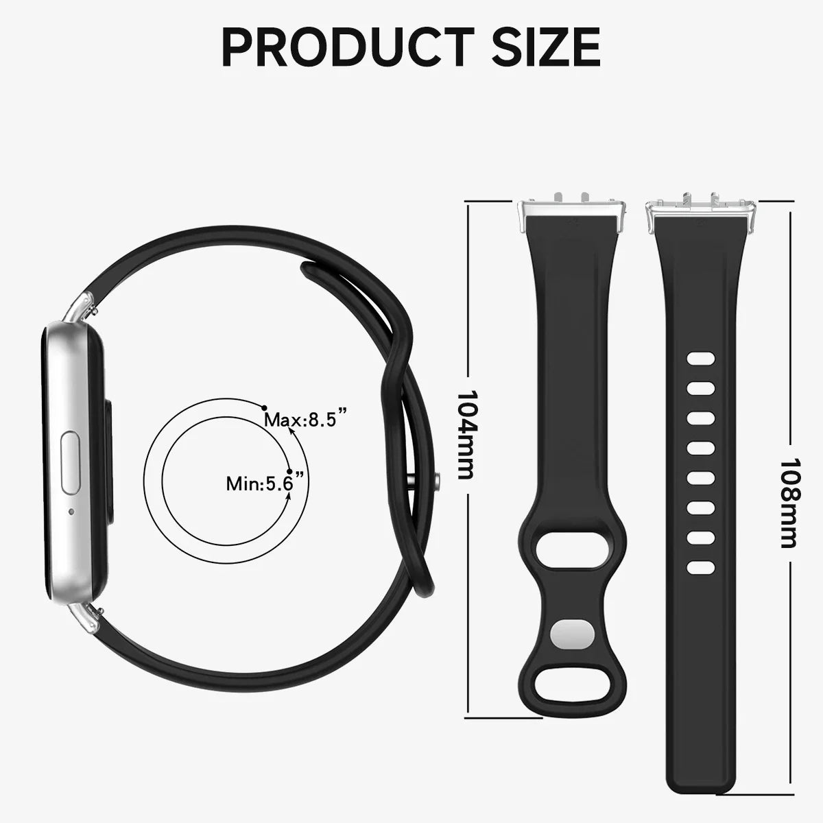 Strap for Galaxy Fit 3 Watch Strap Samsung Girls Adapter Woman Accessories Strap Band Bracelet Silicone Women Bracelet Qme