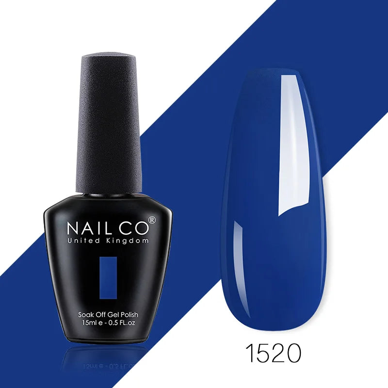 NAILCO 85 Colors Nail Gel UV LED Lacquer Manicure Varnish Hybrid Semi