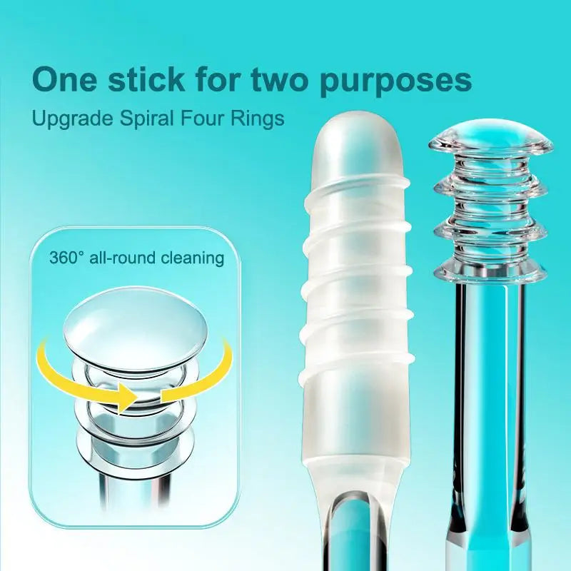 Safe Ear Wax Remover Double-headed Sticky Earpick Daily Care Routine Qme