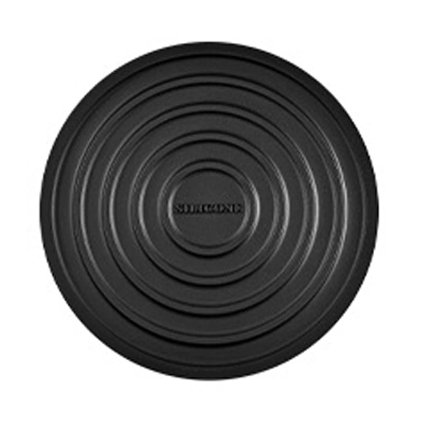 Trivet Mats Silicone Pot Holders Multi-Use Coasters Insulated Round Kitchen Mats Flexible Table Mat or Hot Pots and Pans Hot Dis Qme Black 18cm Round