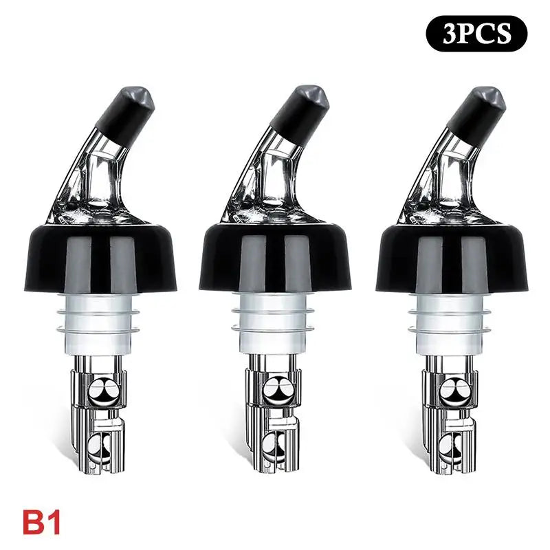 1 Wine Pourer Automatic Measured Bottle Quick Spirit Measure Drinks Qme B1 3pcs
