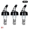 1 Wine Pourer Automatic Measured Bottle Quick Spirit Measure Drinks Qme B1 3pcs