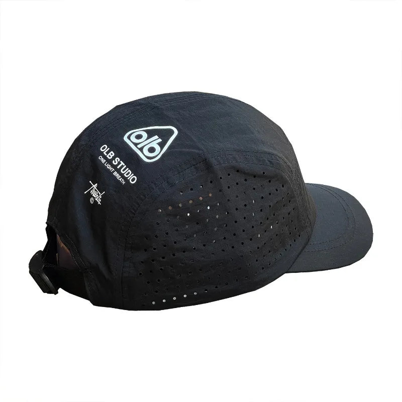 Summer Thin Quick-drying Cap Mesh Breathable Short Brim Hat Outdoor Qme