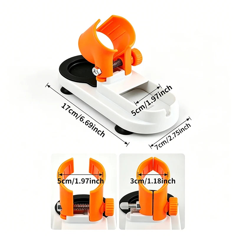 Adjustable Hot Glue Gun Stand Holder, Anti-Slip Hot Melt Glue Gun Base With Drip Tray Cord Storage For DIY Craft Household Qme