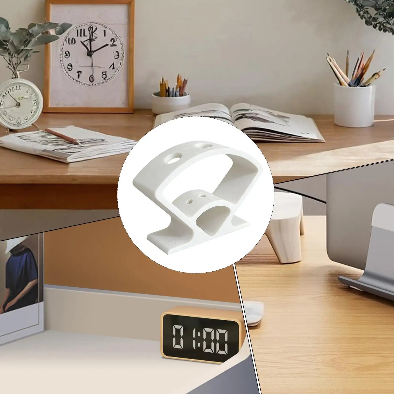 Dart Holder Vertical Space-Saving Tabletop Dart Organizer Stand for Shelf Bedroom Living Room Den Men Women Boys Girls Qme
