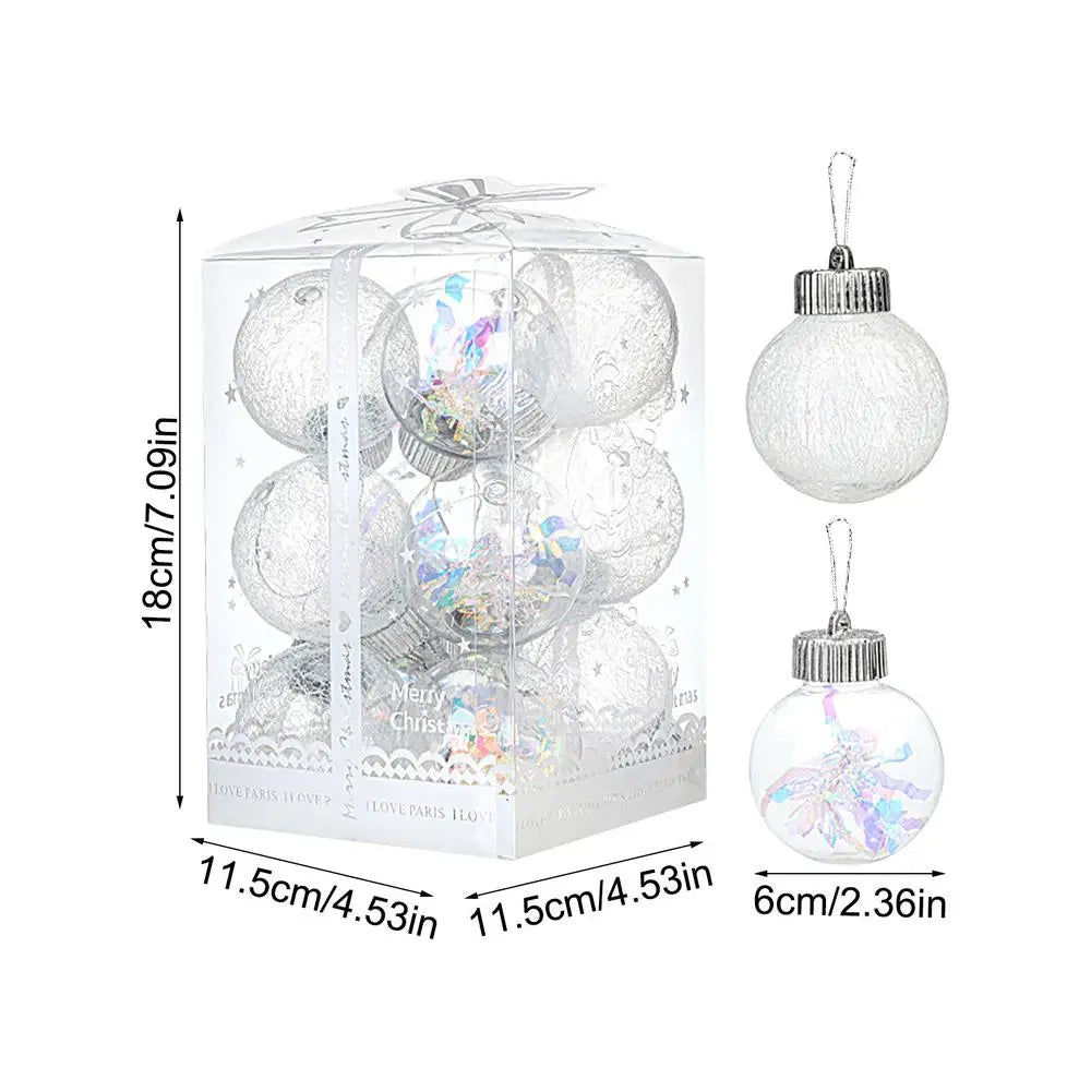 Christmas Ornaments Transparent Pendant Balls Tree Shopping Mall Qme E China Mainland AS SHOW