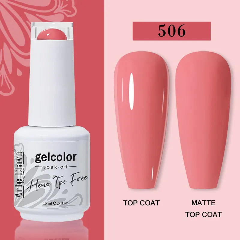 Arte Clavo HEMA TPO Soak Off UV LED Nail Gel Polish 108 Colors