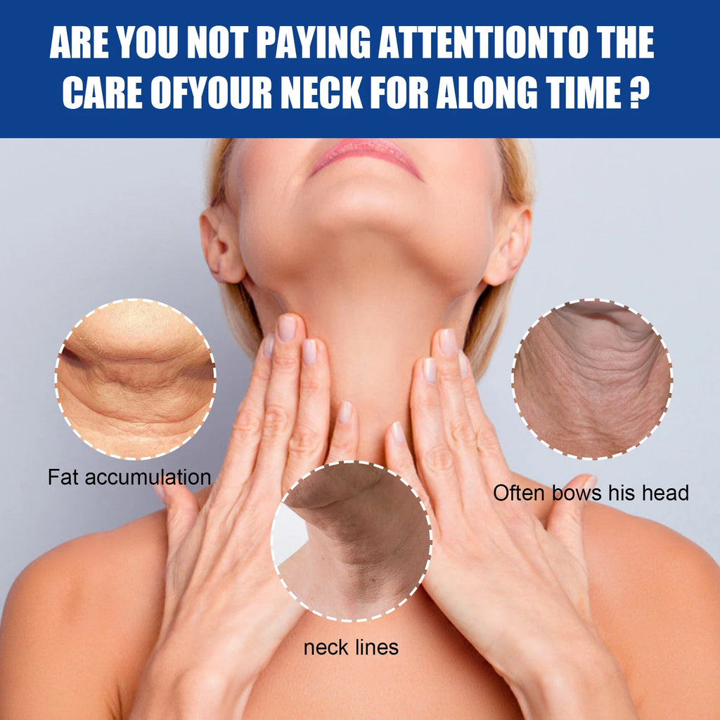 Collagen Neck Cream Lightens Neck Fine Lines Lifting Tightening Remove Double Chin Moisturizing Neck Brightening Cream Skincare Qme