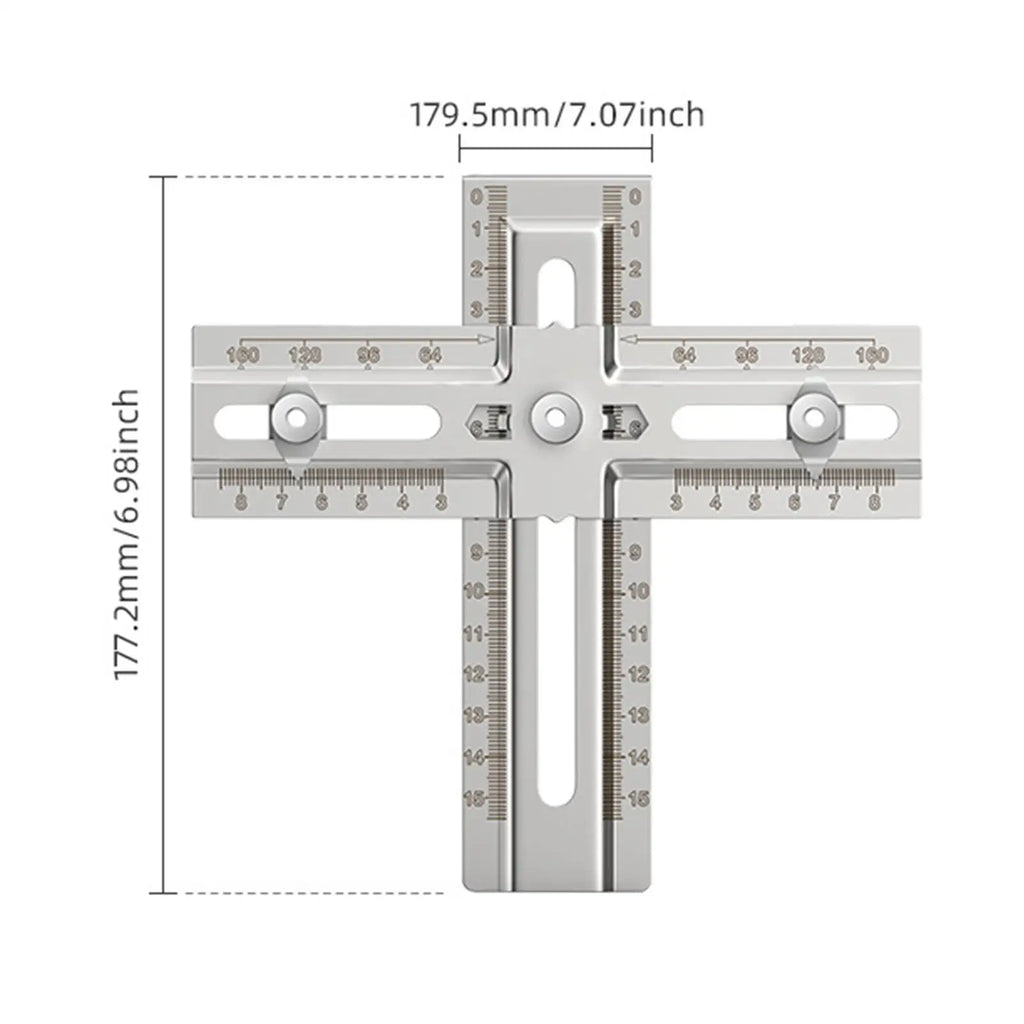 Cabinet Handle Jig DIY Stainless Steel Convenient Template Tool Qme