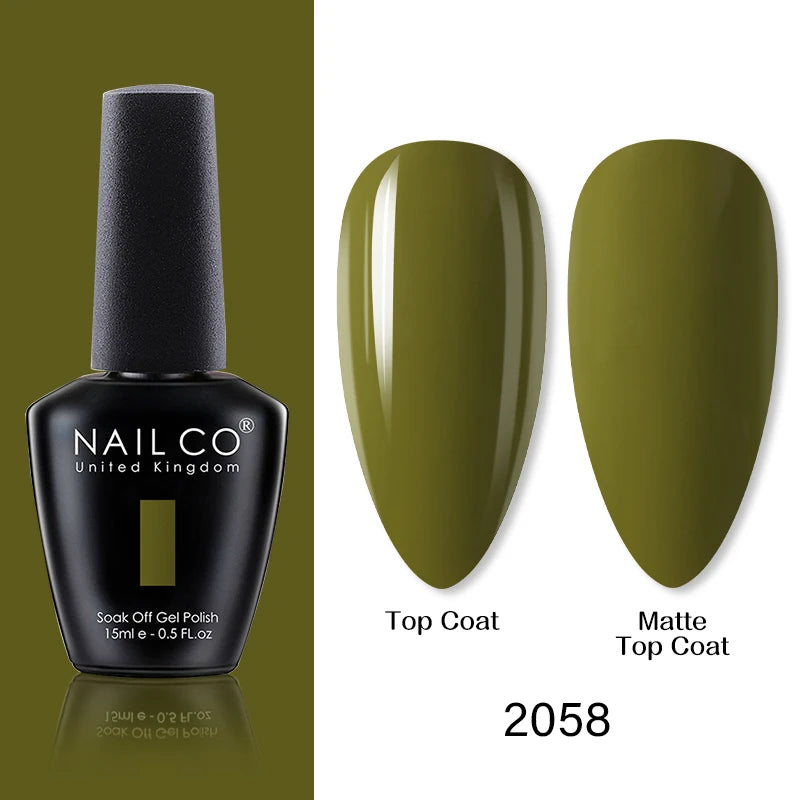 NAILCO Springsummer Hybrid Gel Nail Polish Semi-permanent UV Varnish Qme