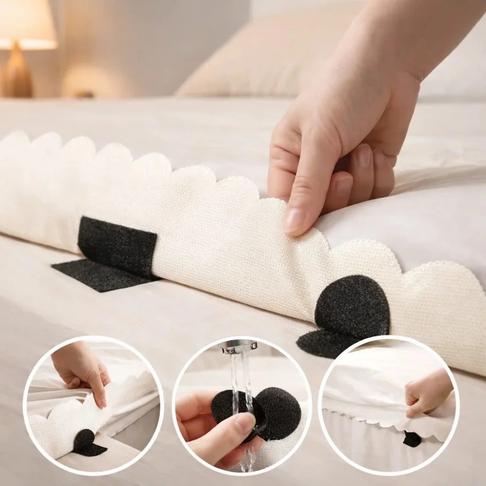 10pcs Universal Non-Slip Hook And Loop Fastener Tape 60mm Car Carpet Tape Home Floor Mat Bed Sheet Sofa Cushion Fixing Sticke Qme