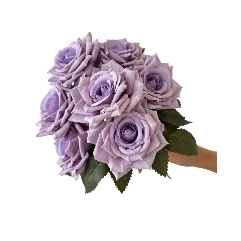 41CM Silk Screen Rose Artificial Flower Wedding Living Room Decoration Road Guide Bouquet, Artificial Flower Qme style 15