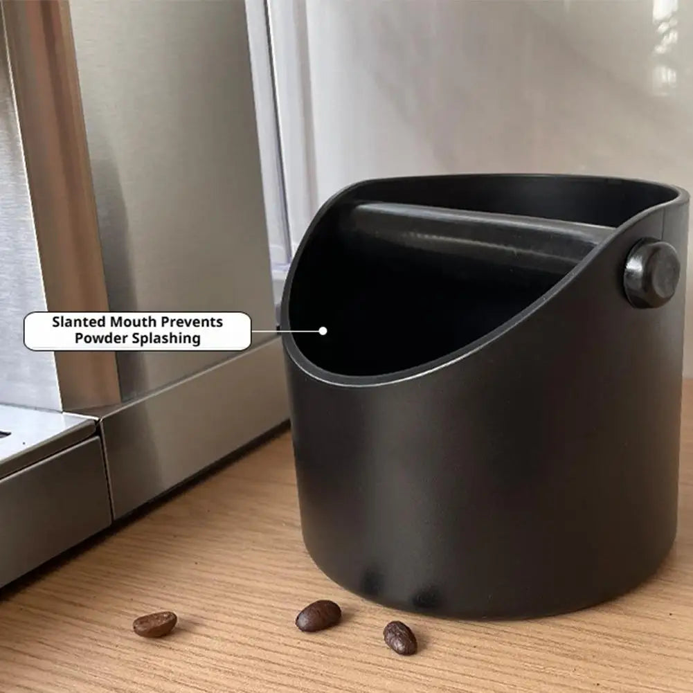 Shock-absorbent Coffee Knock Box Anti-slip Espresso Dump Bin Qme