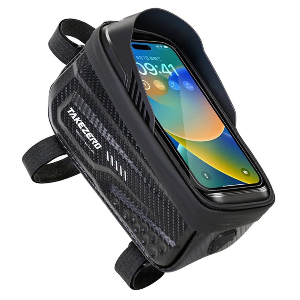 1L Cycling Storage Pack Waterproof Portable Cycling Bags 6.8 Inch Touch Screen Road Bike Accessories Qme