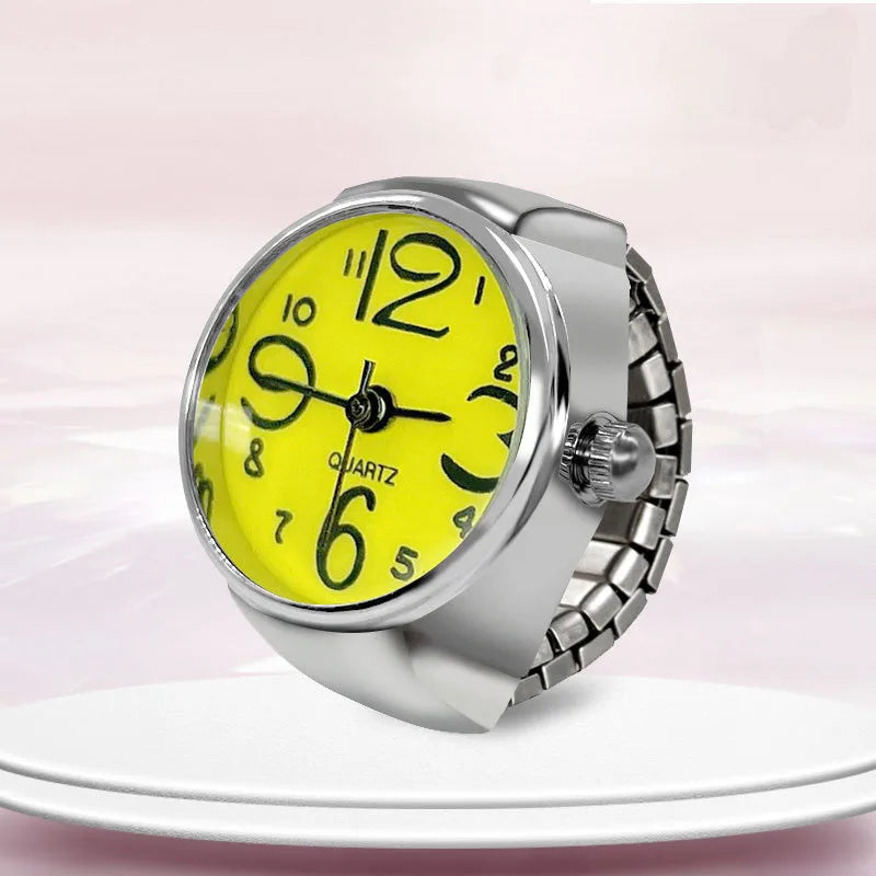 Personalized men's and women's finger watches hot selling couple ring watches Korean version fashion Qme 2