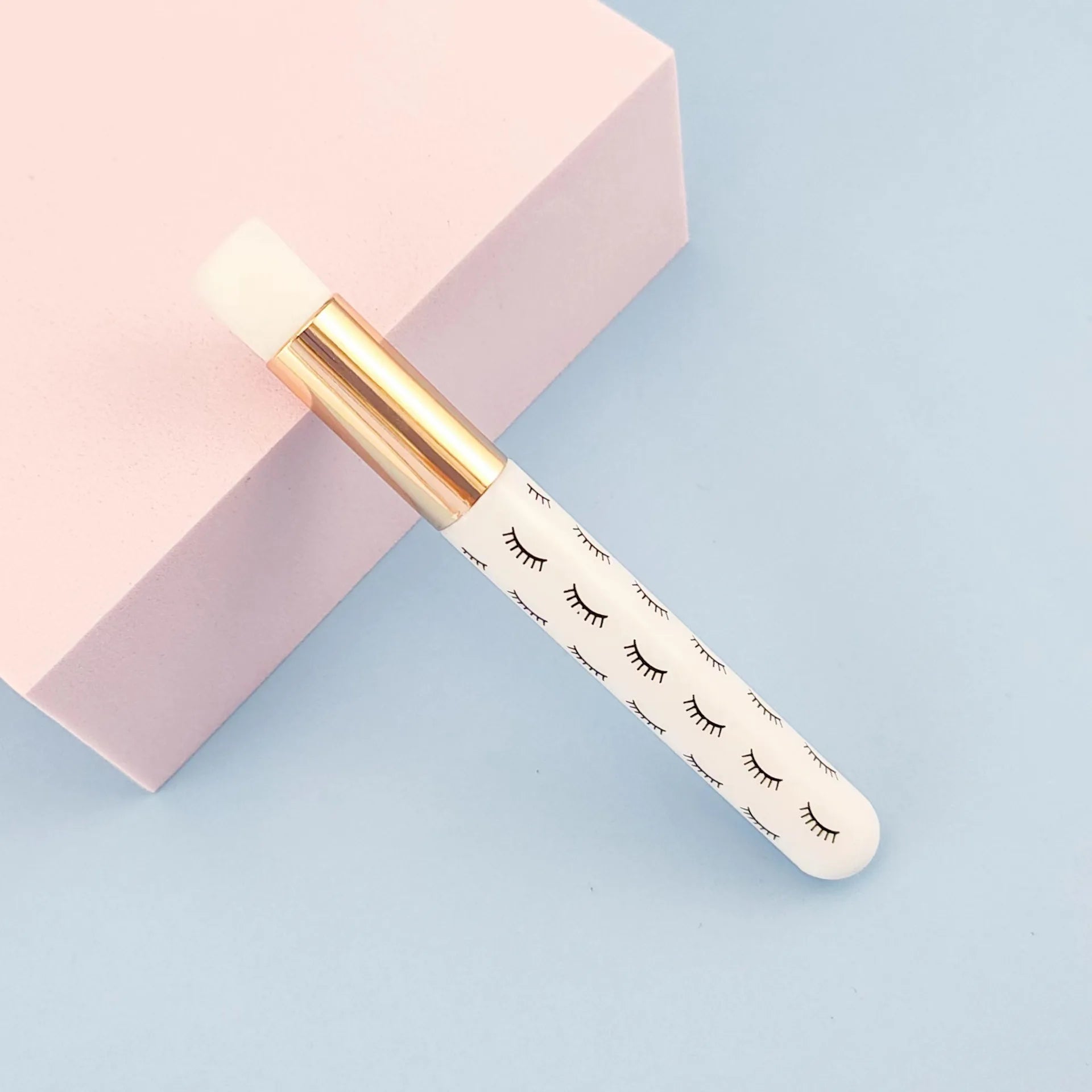 1 Eyelash Cleaning Brush Lash Extension Applicator Eyebrow Nose Qme 1PCS-White China Mainland