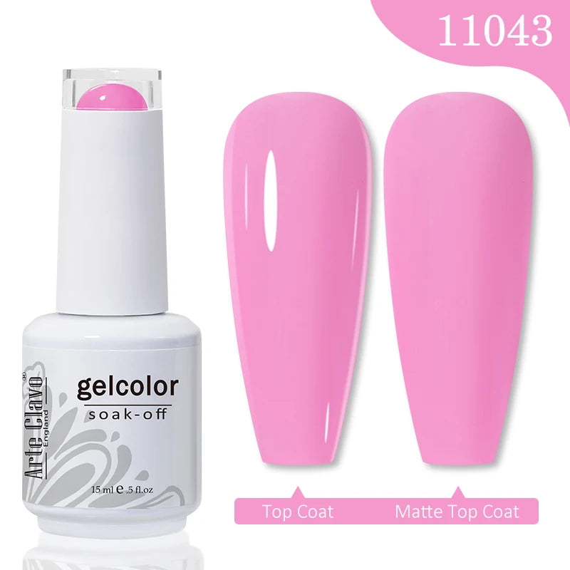 Arte Clavo Gel Varnishes Summer Semi-permanent Nails UV LED Lamp